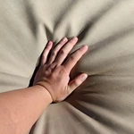 Curved Modular Sofa with Rounded Silhouette & Premium Matte Leather Upholstery